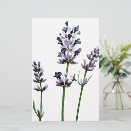Lavendar | Purple Floral Flowers Pastel (Standing Front)