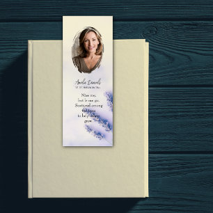 Lavendar Remembrance Bookmark