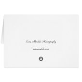 Lavendar Rose Petals Card (Back Horizontal)