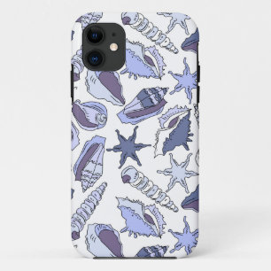 Lavendar Seashells iPhone 11 Case