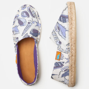 Lavendar Seashells Espadrilles