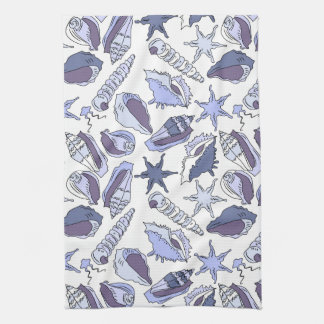 Lavendar Seashells Towel