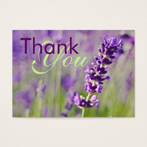Lavendar â€¢ Thank You Profilecard Business Card