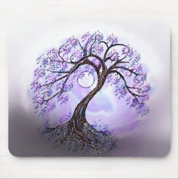 Lavendar Tree Of Life Mousepad by AutumnRoseMDS at Zazzle
