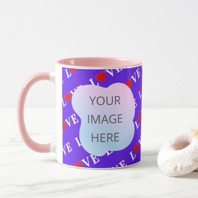 Lavende LOVE Stylish Mug (With Donut)