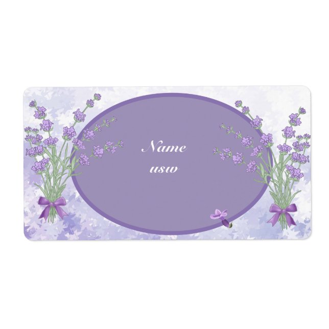 Lavendel  label (Front)
