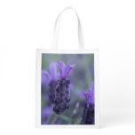 lavender-17 grocery bag