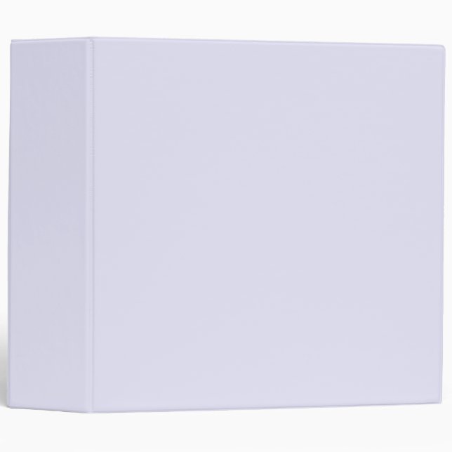 Lavender 3 Ring Binder (Front/Spine)