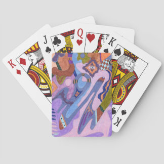 "Lavender" Abstract Art Poker Cards