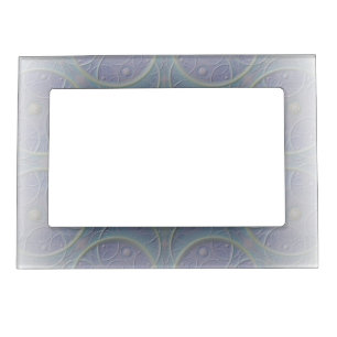 Lavender Abstract Designed Magnetic Frame