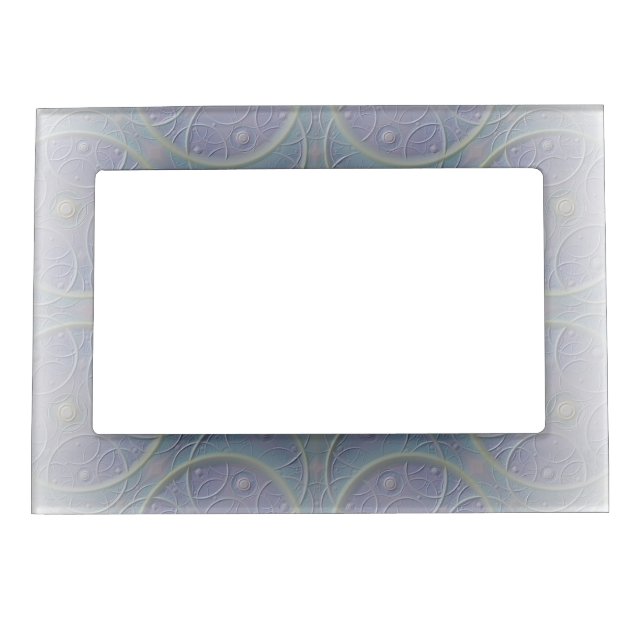 Lavender Abstract Designed Magnetic Frame (Front)