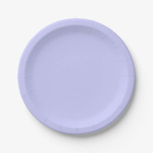 Lavender accent color decor ready to customize paper plates