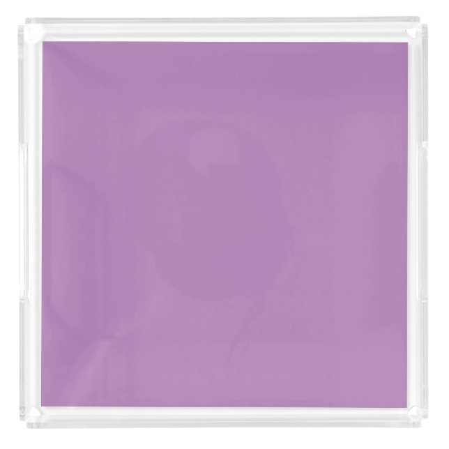 Lavender  Acrylic Serving Tray (Front)