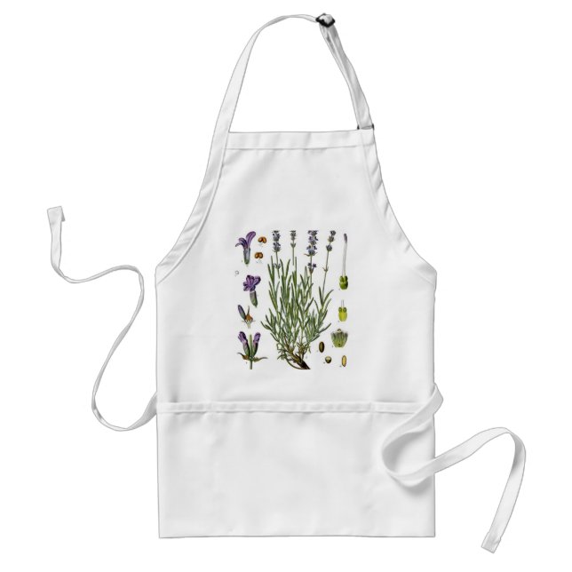 Lavender Adult Apron (Front)