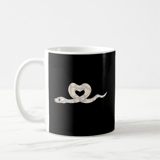 Lavender Albino Ball Python He Coffee Mug (Left)