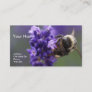 Lavender and bee business card