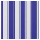 [ Thumbnail: Lavender and Blue Colored Lined Pattern Fabric ]