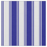 [ Thumbnail: Lavender and Blue Colored Lined/Striped Pattern Fabric ]