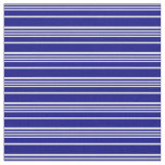 [ Thumbnail: Lavender and Blue Colored Lines Pattern Fabric ]