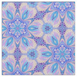 Lavender and Blue Kaleidoscope Fabric