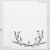 Lavender and Eucalyptus (Front/Back)
