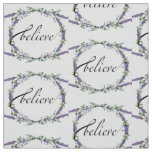 Lavender and Eucalyptus Believe Fabric