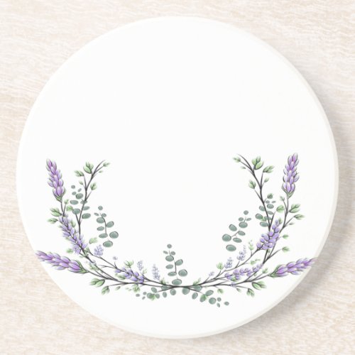 Lavender and Eucalyptus Coaster