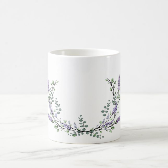 Lavender and Eucalyptus Coffee Mug (Center)