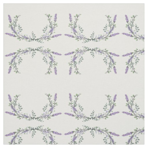 Lavender and Eucalyptus Fabric