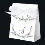 Lavender and Eucalyptus Favor Boxes<br><div class="desc">An elegant and vintage design featuring eucalyptus and lavender painted in romantic watercolor.</div>
