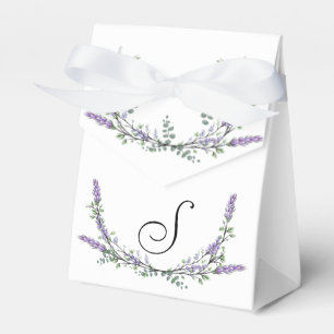 Lavender and Eucalyptus Favor Boxes