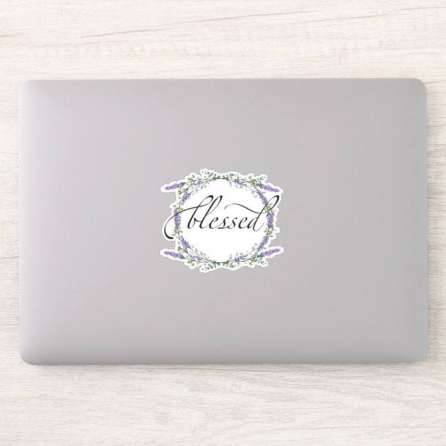 Lavender and Eucalyptus Fearless Sticker (Computer)