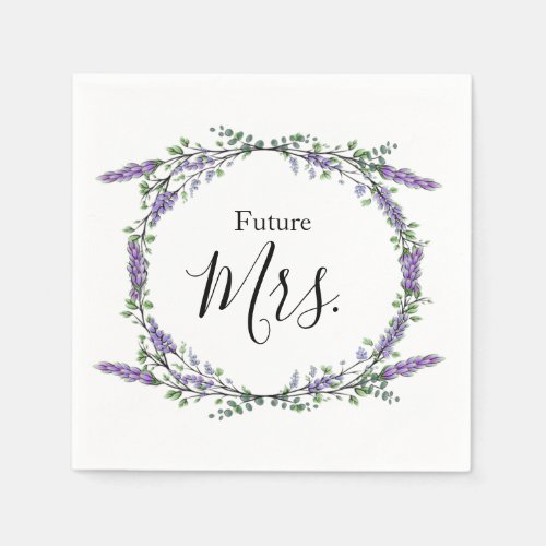 Lavender and Eucalyptus Future Mrs Napkins