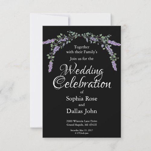 Lavender and Eucalyptus Invitation