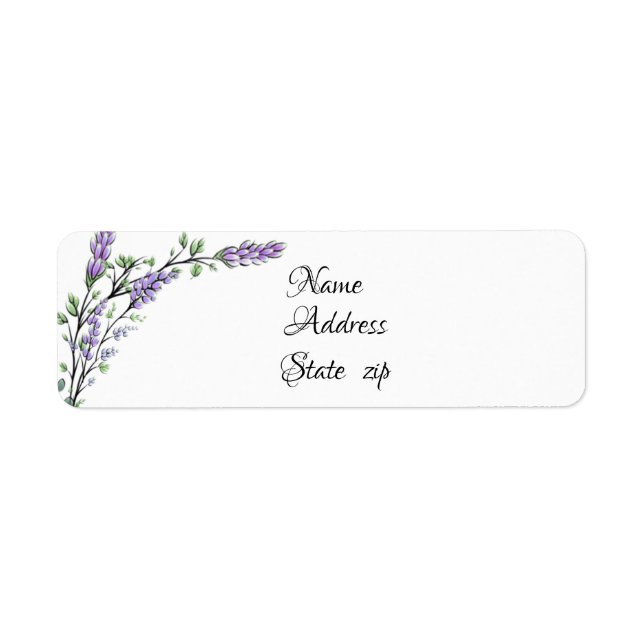 Lavender and Eucalyptus Label (Front)
