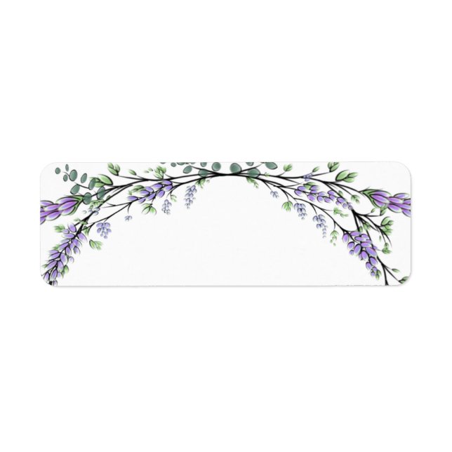 Lavender and Eucalyptus Label (Front)