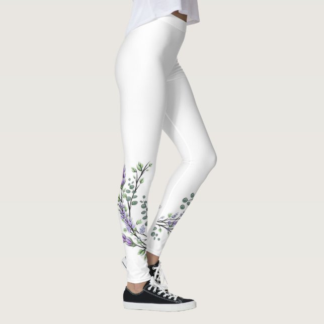 Lavender and Eucalyptus Leggings (Right)