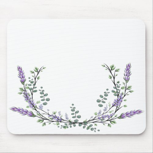 Lavender and Eucalyptus Mouse Pad