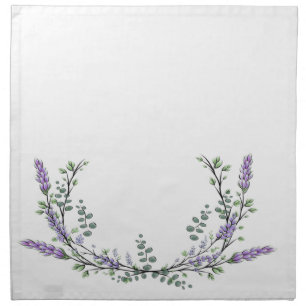 Lavender and Eucalyptus Napkin