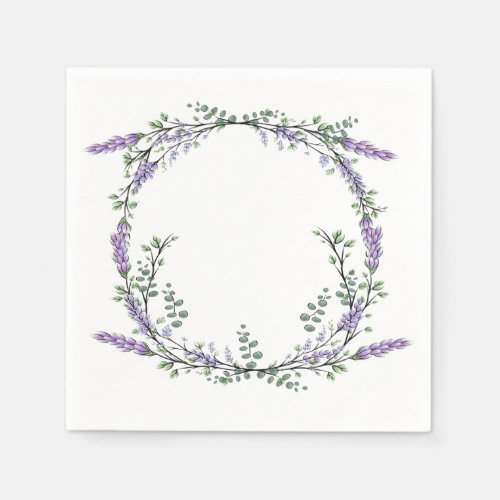 Lavender and Eucalyptus Napkins