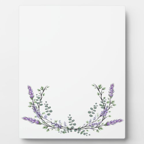 Lavender and Eucalyptus Plaque