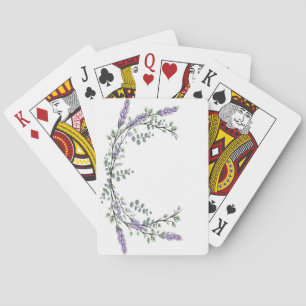 Lavender and Eucalyptus Poker Cards