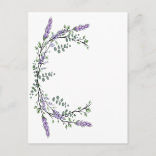 Lavender and Eucalyptus Postcard