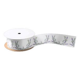 Lavender and Eucalyptus Satin Ribbon