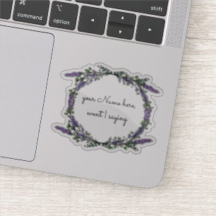 Lavender and Eucalyptus Sticker