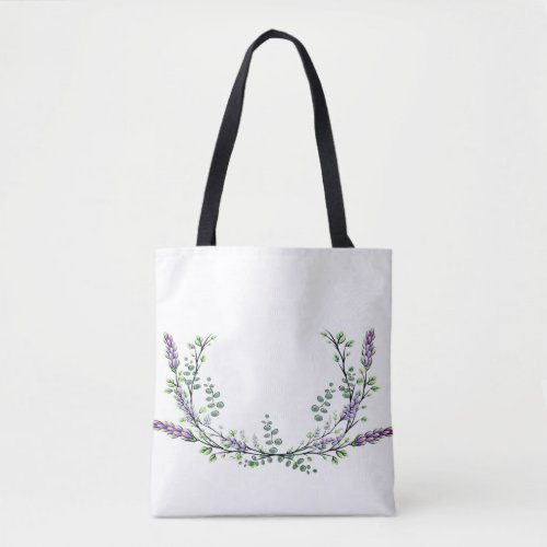 Lavender and Eucalyptus Tote Bag