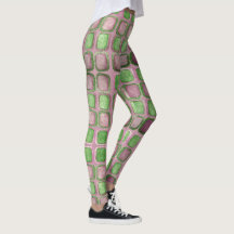 Lavender and Green shimmering Squares