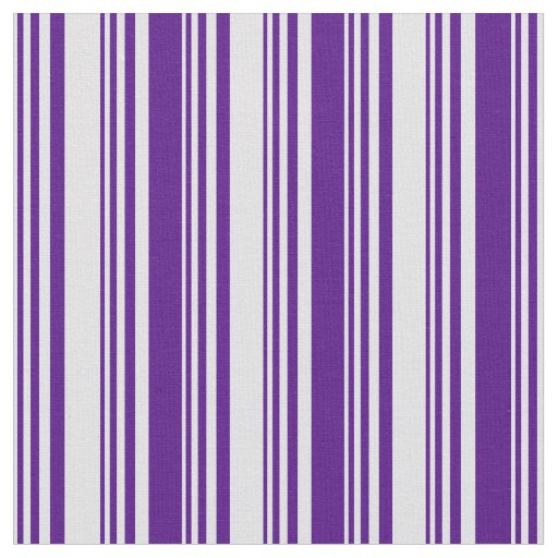 Lavender and Indigo Lines Fabric