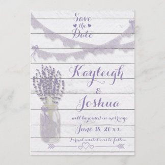Lavender and Lace Collection Save The Date