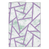 Lavender and pale green mosaic pattern (Front)